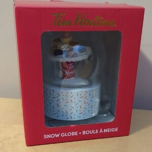 Tim Horton's Snow Globe 2024 Brand New